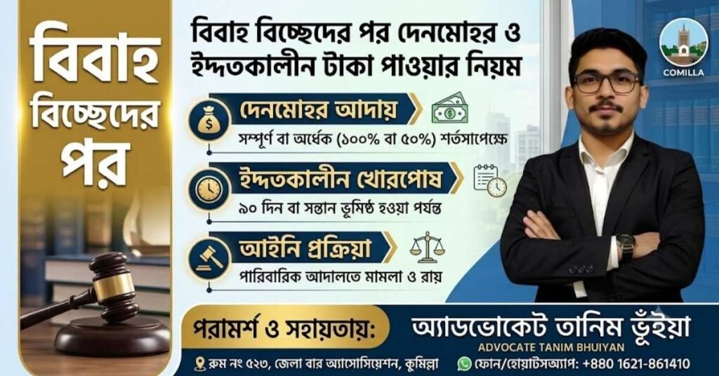 দেন্মোহরের টাকা পাওয়ার নিয়ম